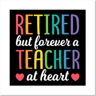 Funny Retired Teacher Quotes Back To School Gift Posters and Art